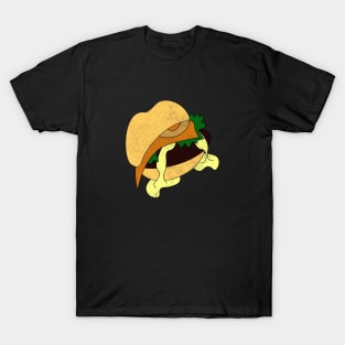 Cheeseburger Vector Drawing T-Shirt